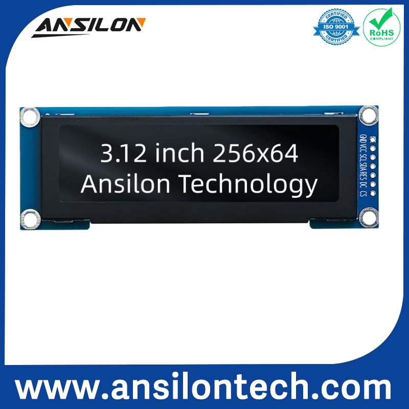 Factory 3.12 Inch 256X64 SSD1322 White Blue Yellow Green OLED Display Module Spi Interface