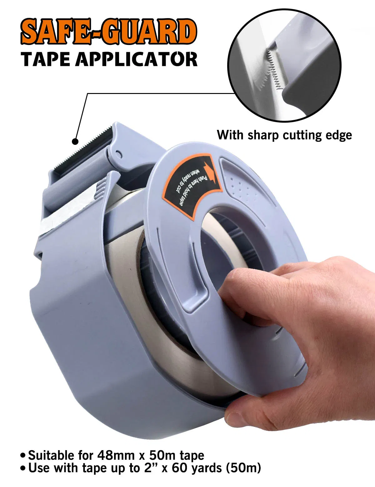 Rollingdog-PRO 80783 Tape Applicatorwith Sharp Cutting Edge