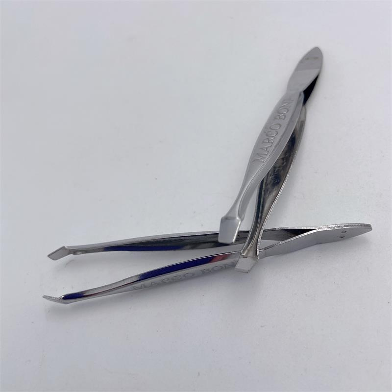 Foshan Fengdeli Makeup Beauty Eyelash Tweezers with Chrome Plating for Brazil Market