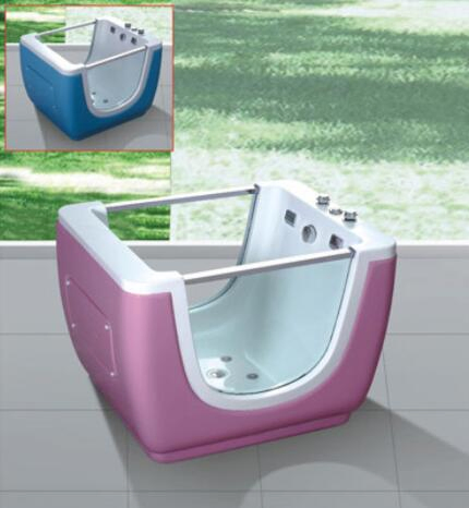 Детская ванночка с массажем и подсветкой