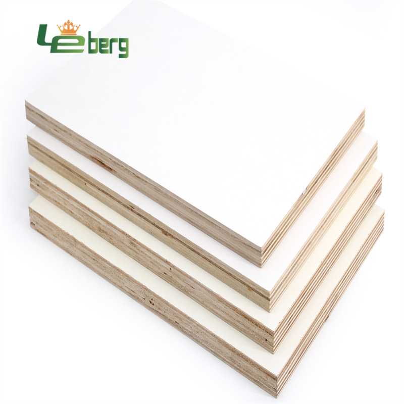 Melamine Board White Melamine Plywood Melamine MDF/Chipboard/Block Board Wood Grain for Furniture