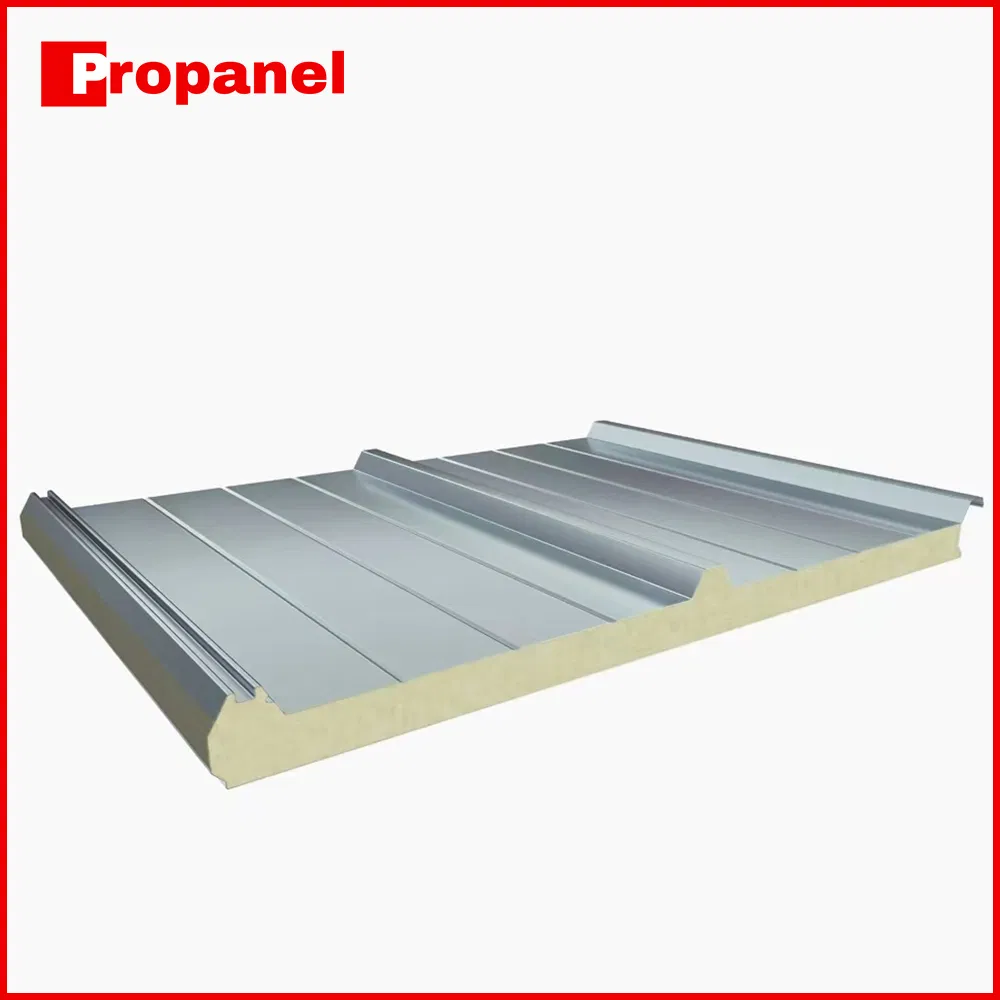 50mm/75mm/100mm/120mm/150mm EPS/Polyurethane/PU/Puf/PIR/PUR Sandwich Panel Insulated Wall/Roofing Panel for Exterior Wall Panel