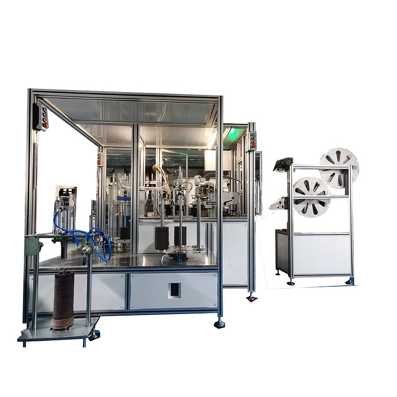 Manufacturing Flap/Non Woven Disc Machine with Double Robot Arms