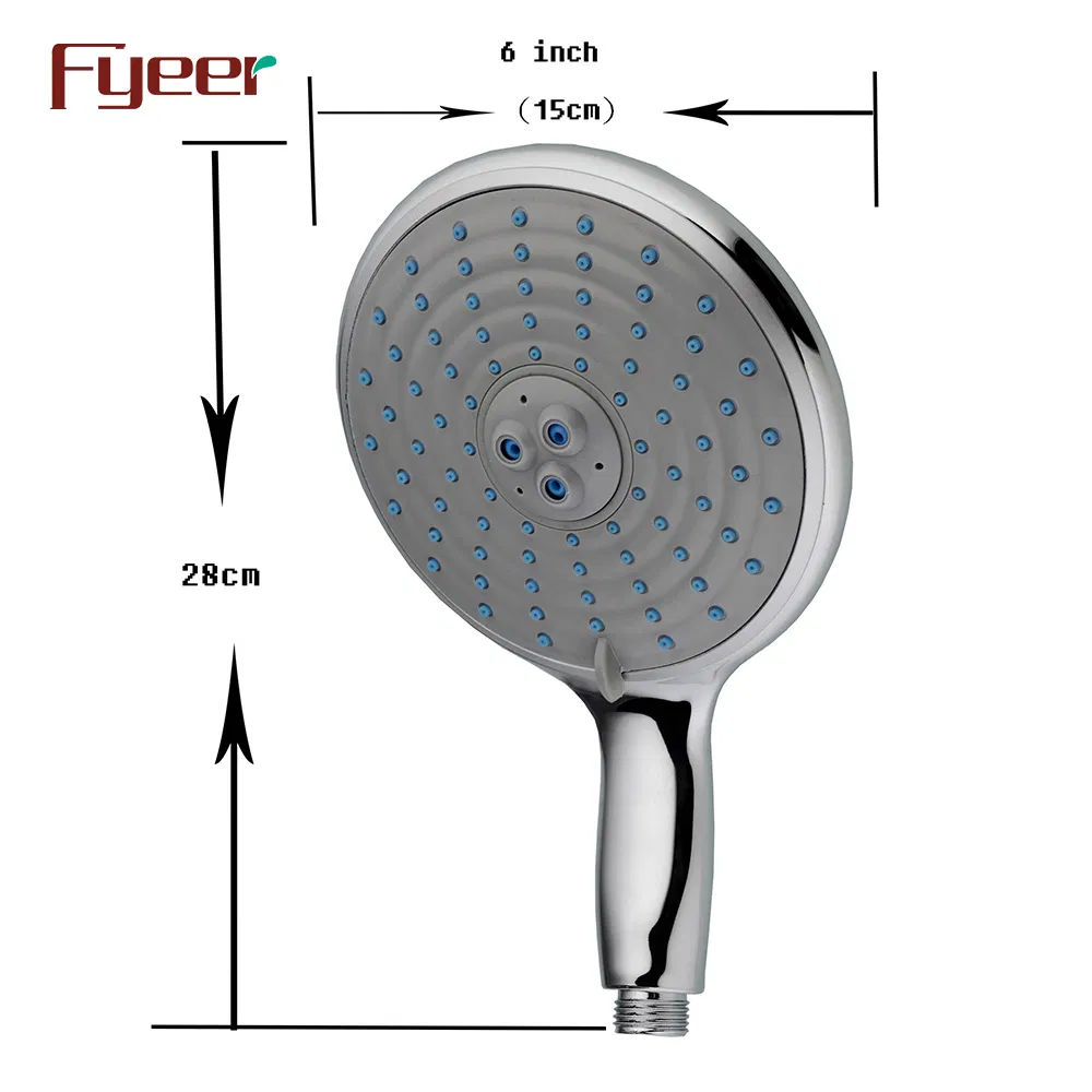 Fyeer ABS Plastic 3 Function Rainfall Shower Head