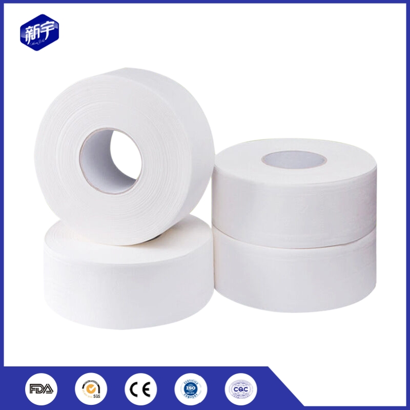 OEM Virgin Wood Pulp Jumbo Tissue Roll with High Wet Strength for Industrial and Office Use