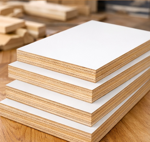 High Density 18mm Double-Sided Laminated 1220X2440mm Wardrobe Melamine Faced Plywood Board