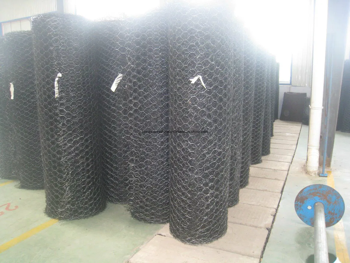 Geomat with Dipped Gavalnized Wire Mesh Reforcement for Protection Slope
