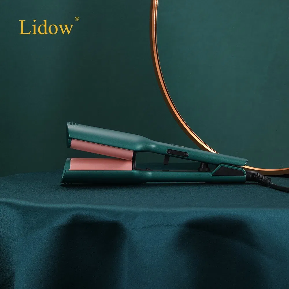 Lidow Private Label Professional Hair Straightener Hair Waver Mermaid Hair Curler Ceramic Wave Curling Iron Rolls Crimper