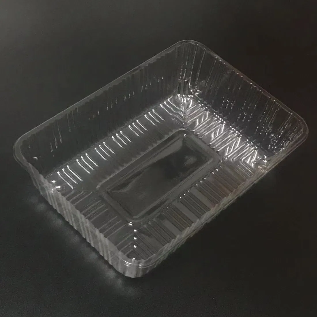 Disposable packaging vacuum forming plastic tray for microgreen lettuce
