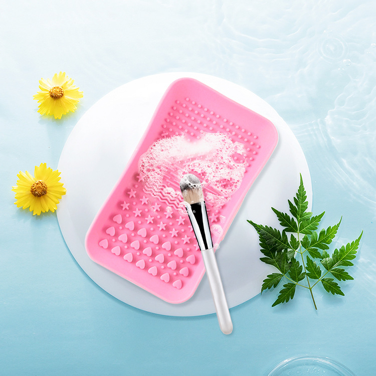 Hand Tool Foundation Silicone Makeup Washing Brush Cleaning Pad