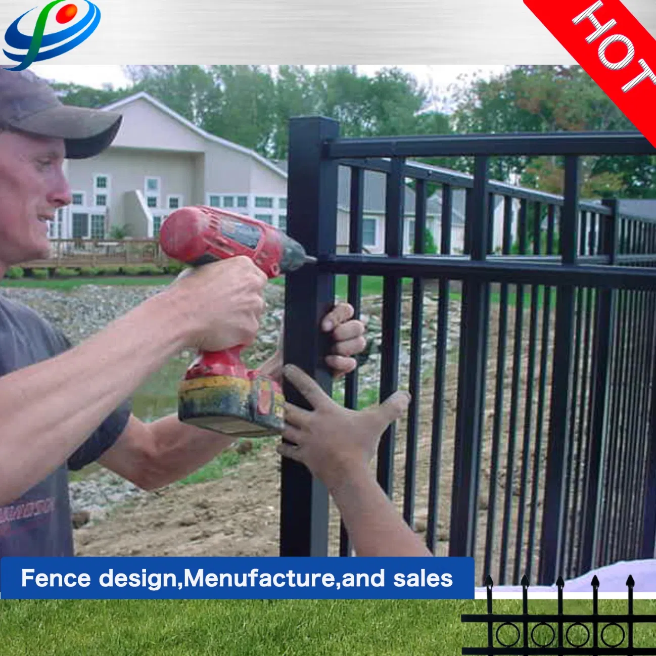 Factory Aluminum Swimming Pool/Balcony Fence/Fencing for Home/ Garden/School/Villa