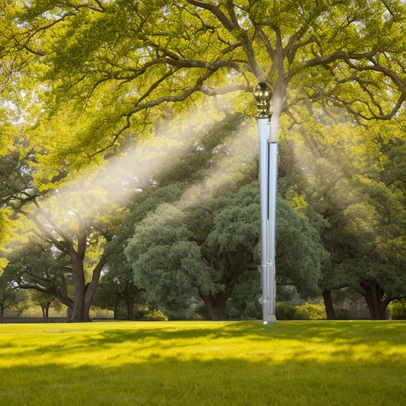 Stainless Steel Flag Rack with Powder Coating