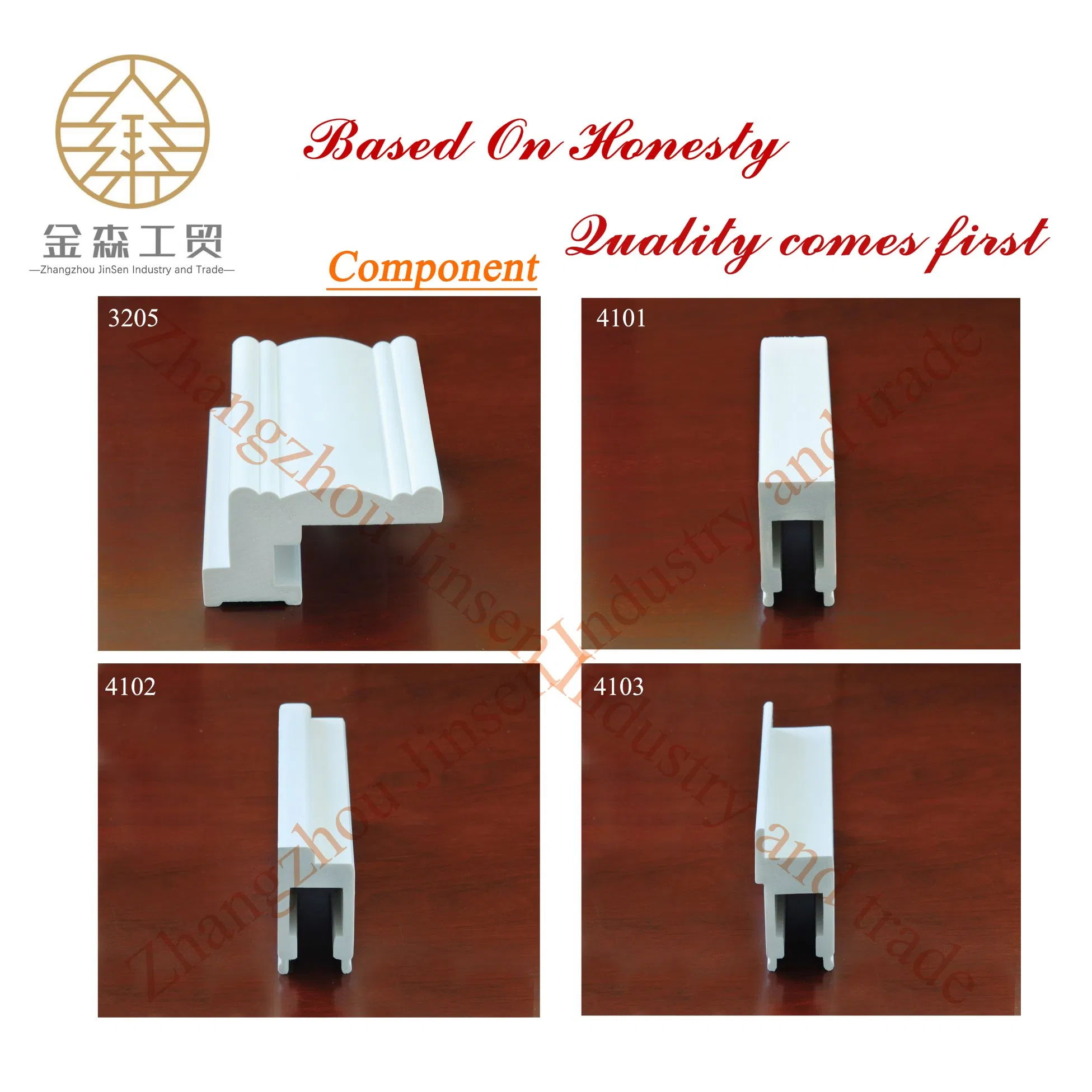 Reinforced Vinyl Wrapped White PVC Window Plantation Shutter for Home Corner Window