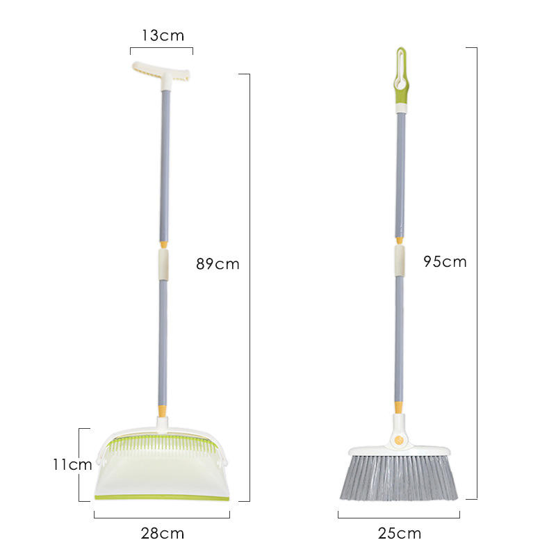 Ergonomic Long Handle Stand-up Broom for Effortless Sweeping