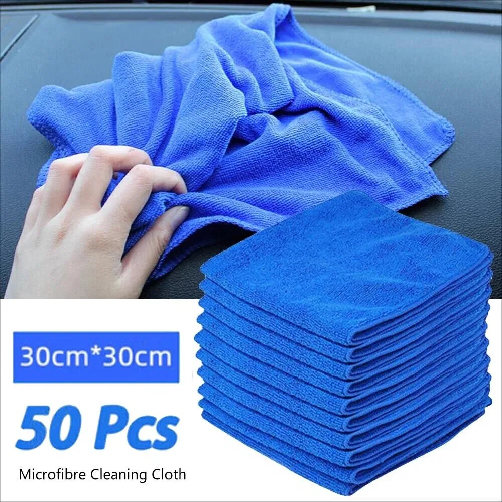 Microfiber Towel Warp Knitted Terry Cloth for Car Cleaning Made of Microfiber
