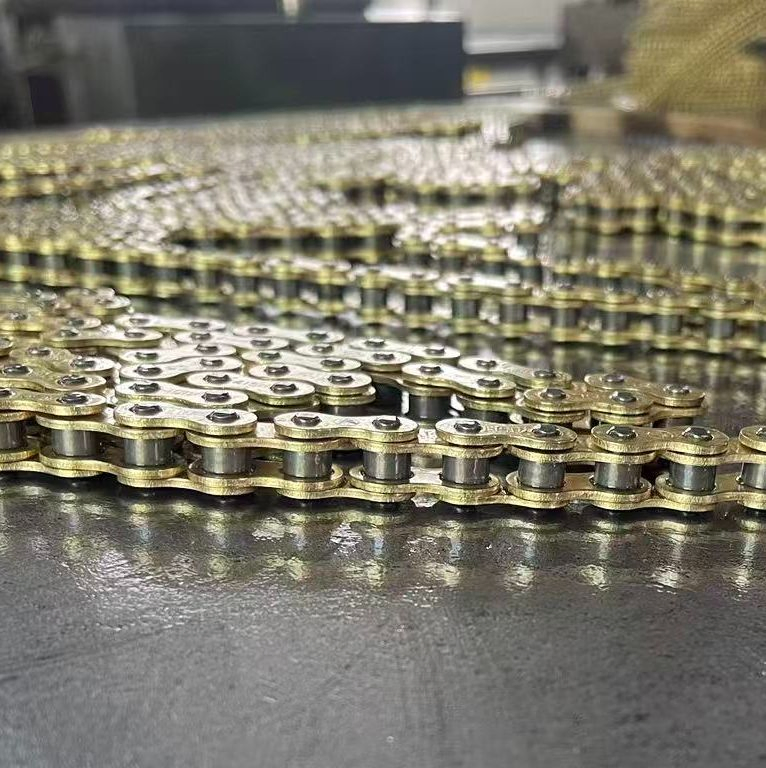 High Quality Precision Hardware Agricultural Motorcycle Roller Gold Chain (415/415H)