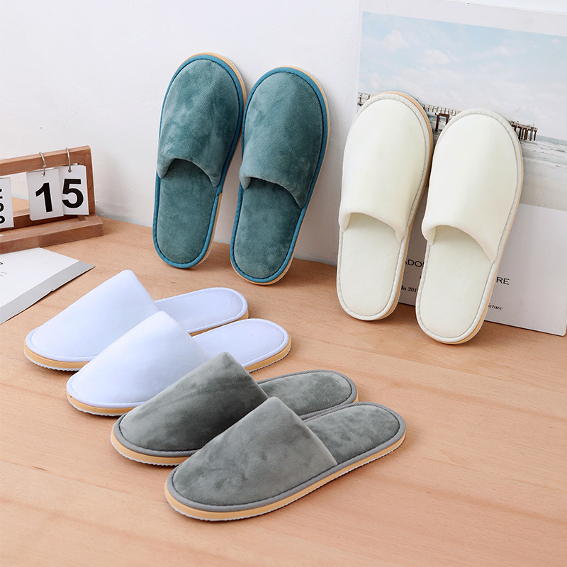 Airline Disposable Slippers Foldable Airline Slipper Disposable House Slippers Luxury SPA Slippers