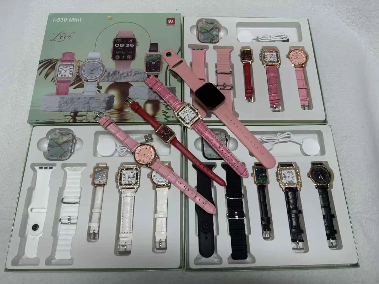 New Arrival 4 in 1 Gift Watches Mechanical Smartwatch for I-530mini Suit Ladies Watch