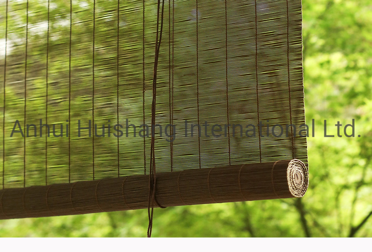 Item a-31 Bamboo Shade as Window Curtains