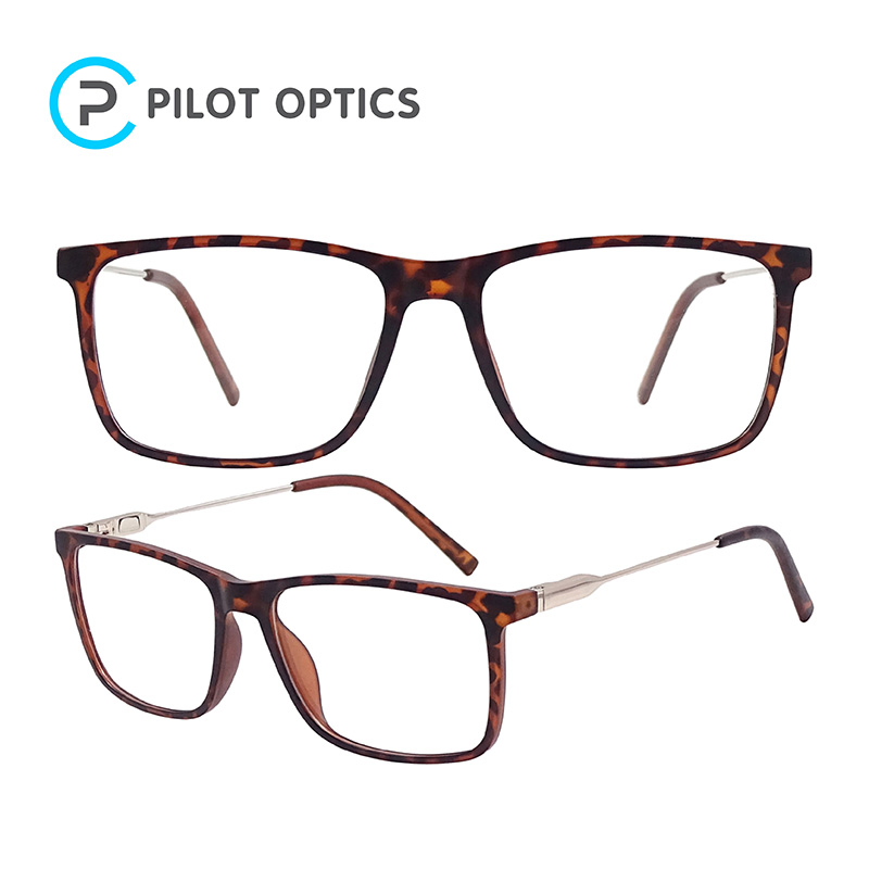 Pilot Optics Classic Square Frames Anti Blue Light Blocking Filter Blocker Computer Gaming Eye Glasses Eyeglasses Frame Optical Frames