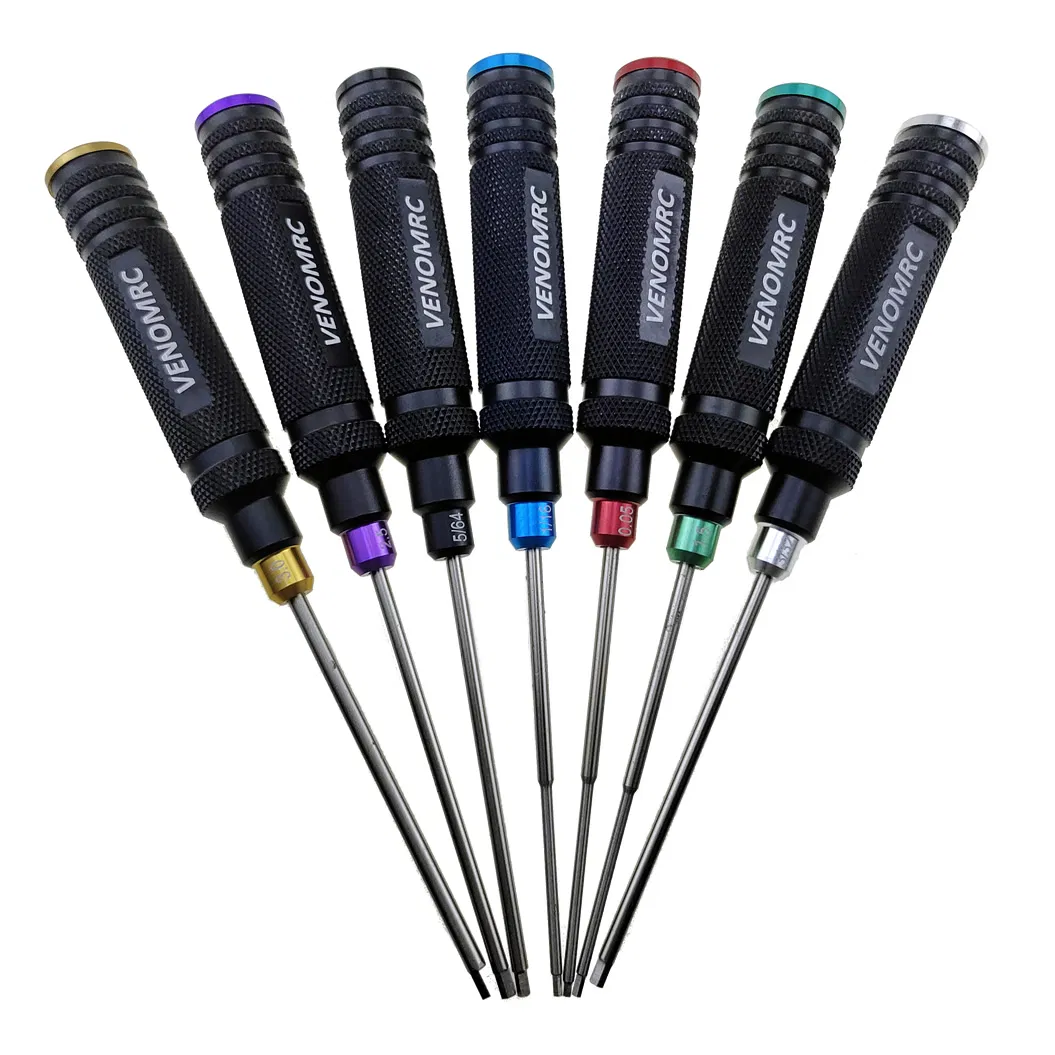 7 Color Caps HSS Hex Wrencher Screwdriver for RC Car/Helicopter