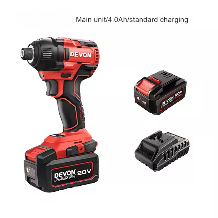 20V Lithium Battery Cordless Brushless Impact Driver Electric Screwdriver