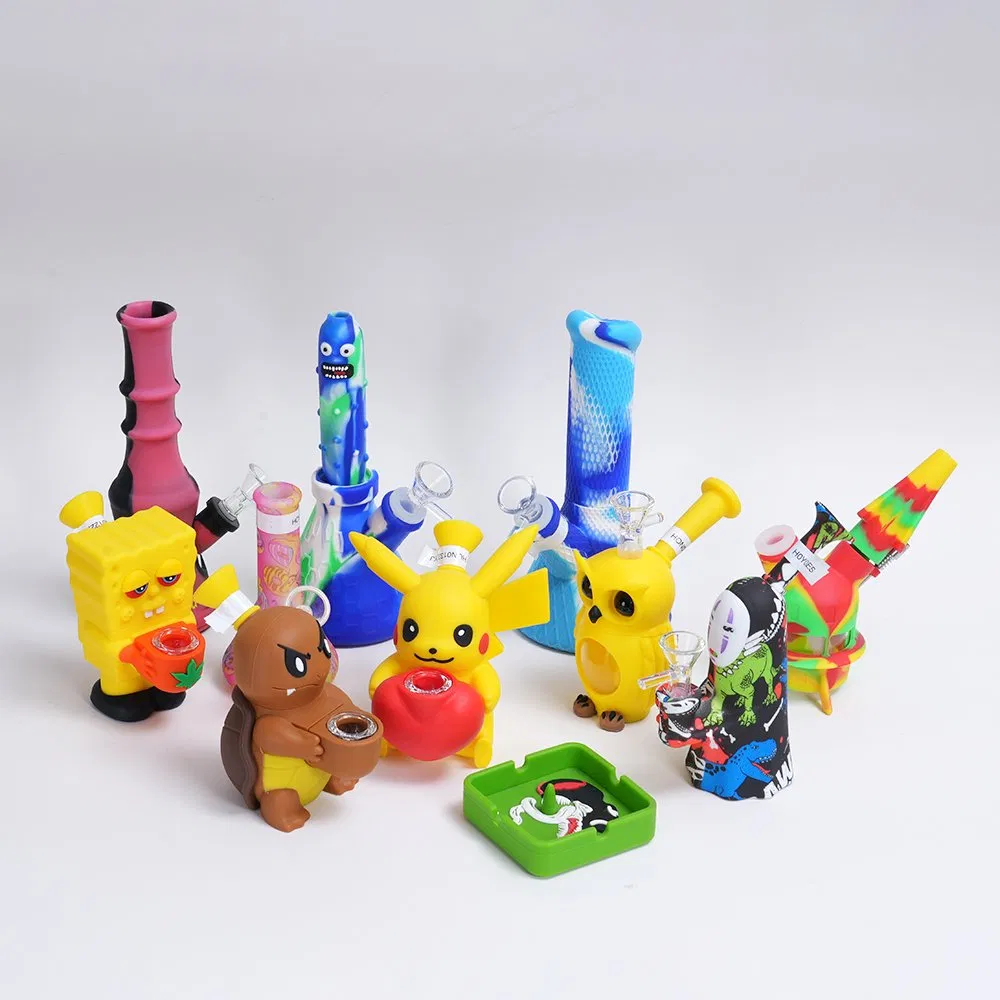 4-in-1 Nectar Collector UFO Hybrid Silicone Waterpipe DAB Rigs