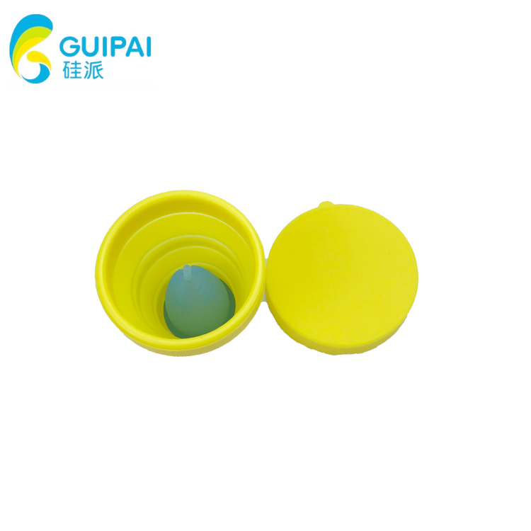 FDA Lady Period Reusable Collapsible No Spill Menstrual Cup Feminine Hygiene Silicone Menstruation Cup
