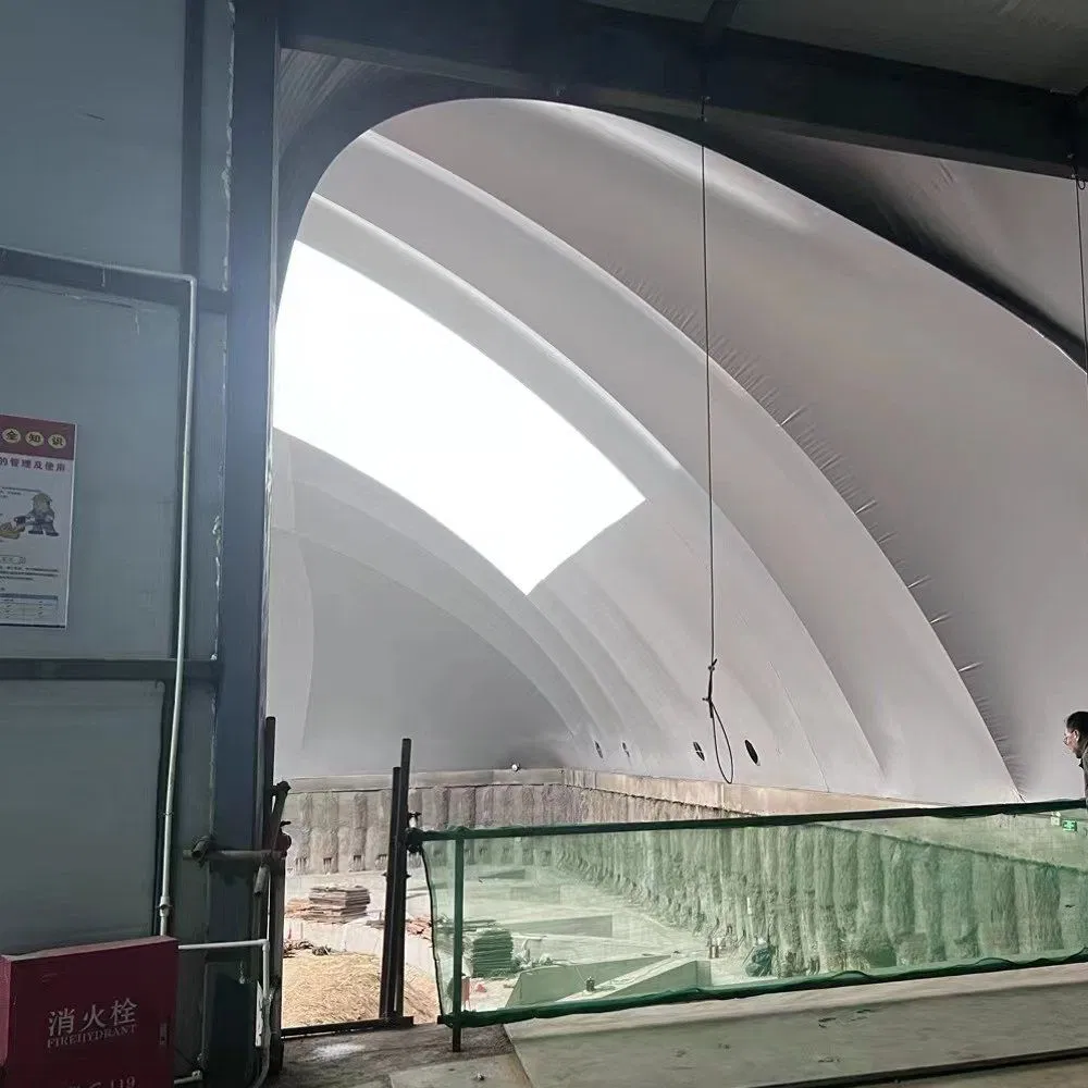 All-Weather Inflatable Dome for Continuous Excavation Wor Rain & Wind Protection