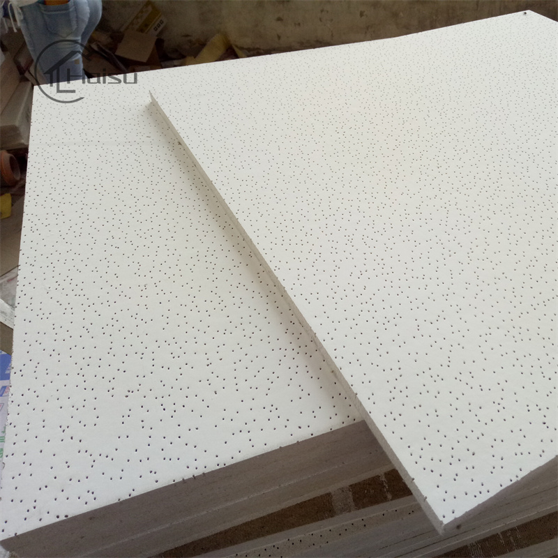Suspended False Ceiling Board Design Acostics Mineral Fiber Ceiling Sound Absorption Ceilings
