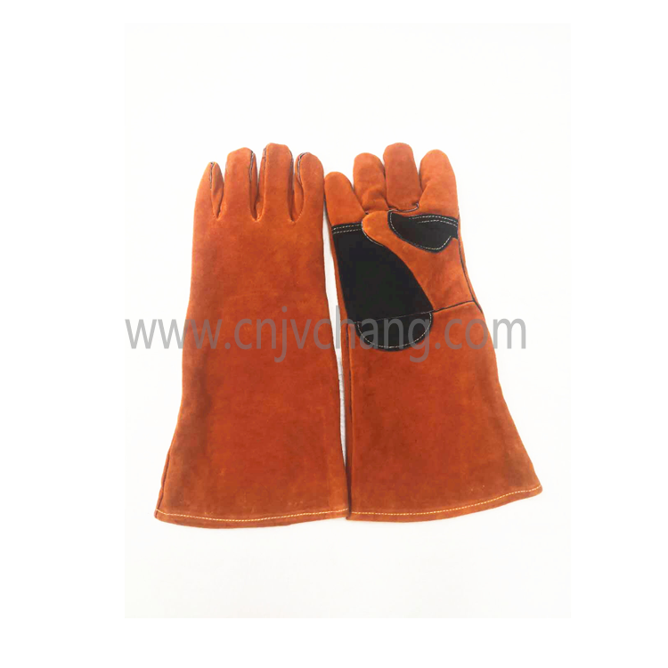 Premium Fireproof BBQ Gloves - Heat Resistant Cowhide Cooking Mittens