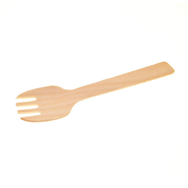 China Manufacturer 100% Natural Compostable Eco Wooden Cutlery Sporks