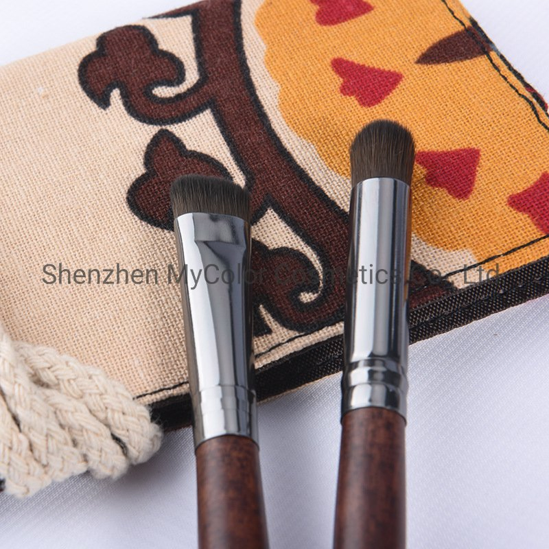 OEM 7PCS Eyeshadow Make up Brushes High Quality Eyes Makeup Brush Set with Makeup Pouch