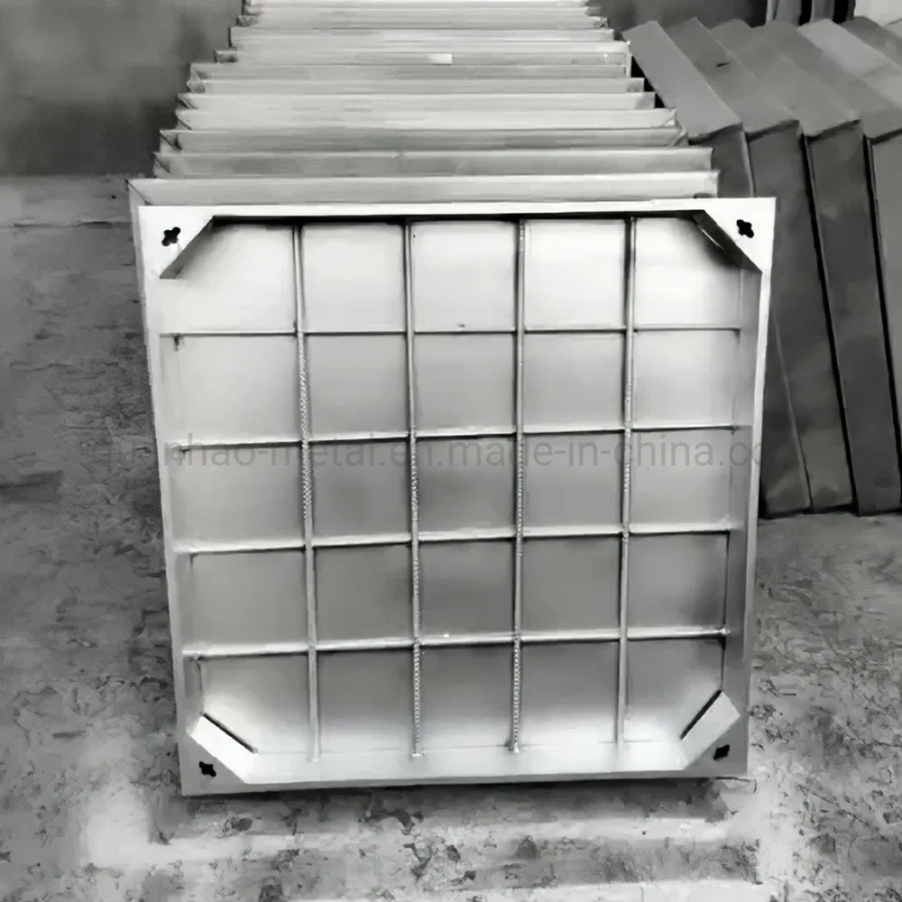 Bespoke Heavy Duty Block Paving Galvanised Recessed Manhole Cover with Frame