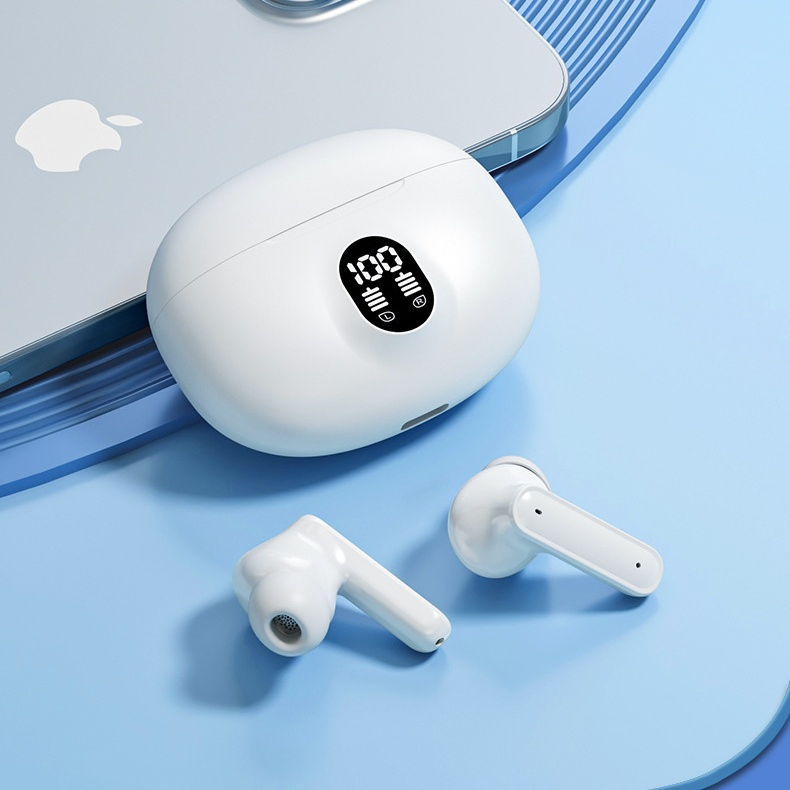 Беспроводные TWS наушники с дисплеем заряда
