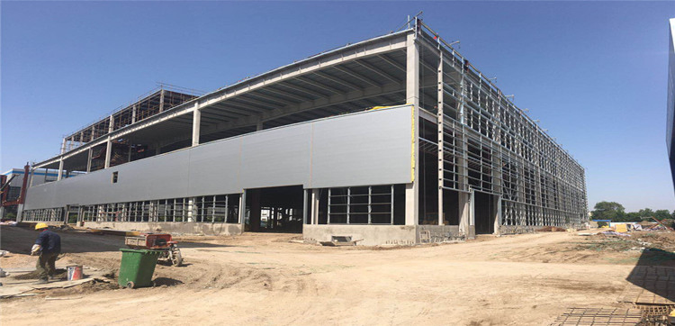 Light Steel Frame Prefabricated Portal Car Garage Building