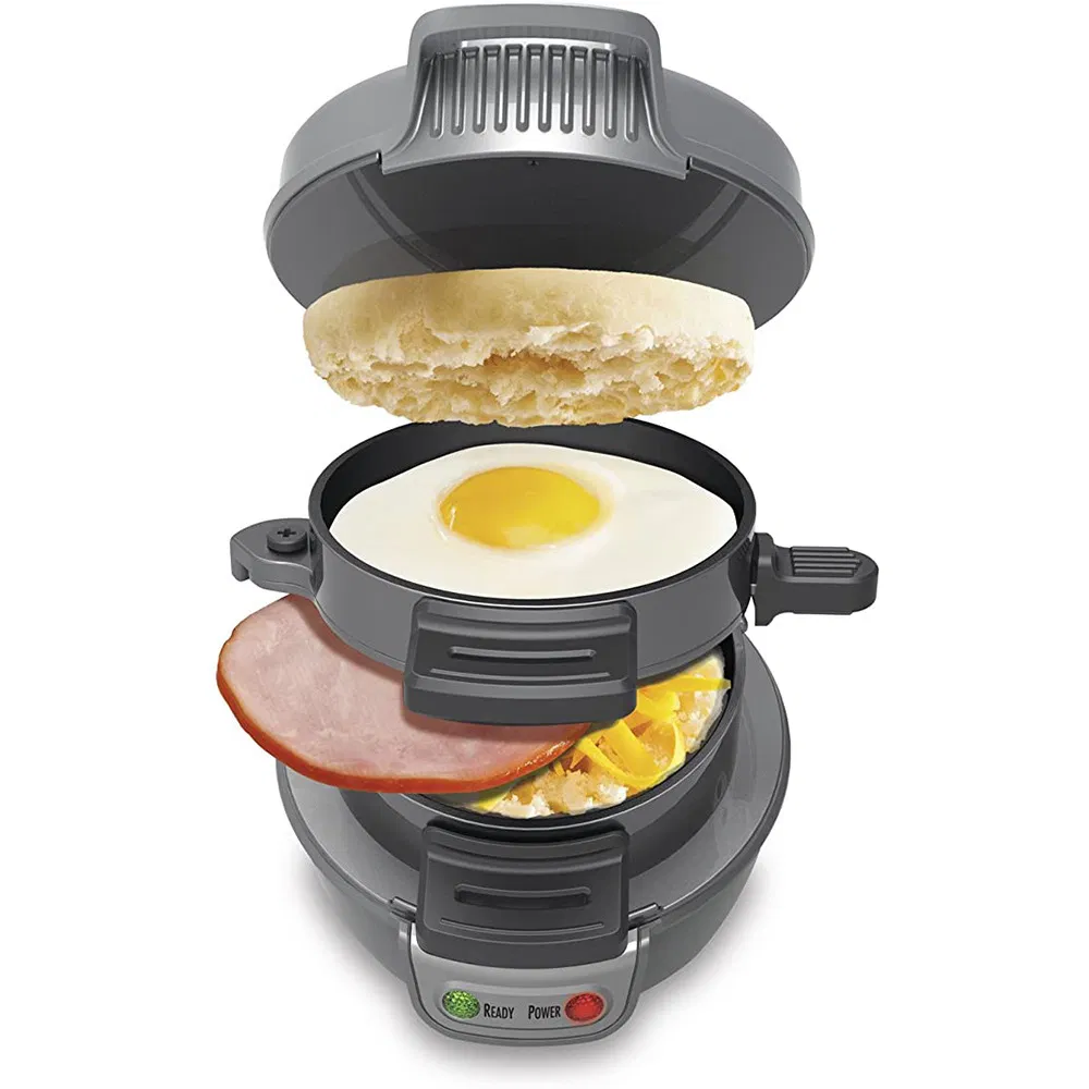 110V Multi-Function Burger Maker, Omelette Steak Maker, Breakfast Sandwich Maker