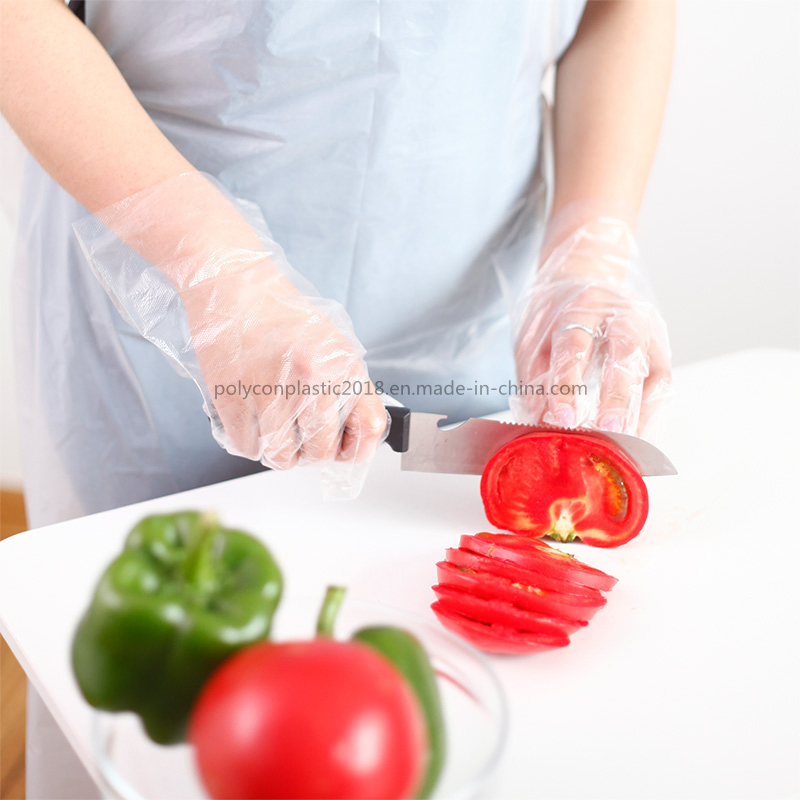 LDPE Polyethylene Disposable Kitchen Gloves Strong Gloves