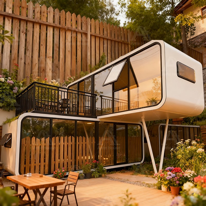 White or Customized Color Steel Structure Prefabricated Container Prefab House