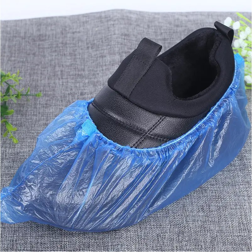 Overshoes Disposable PE CPE Shoe Cover Waterproof Automatic Shoe Cover CE