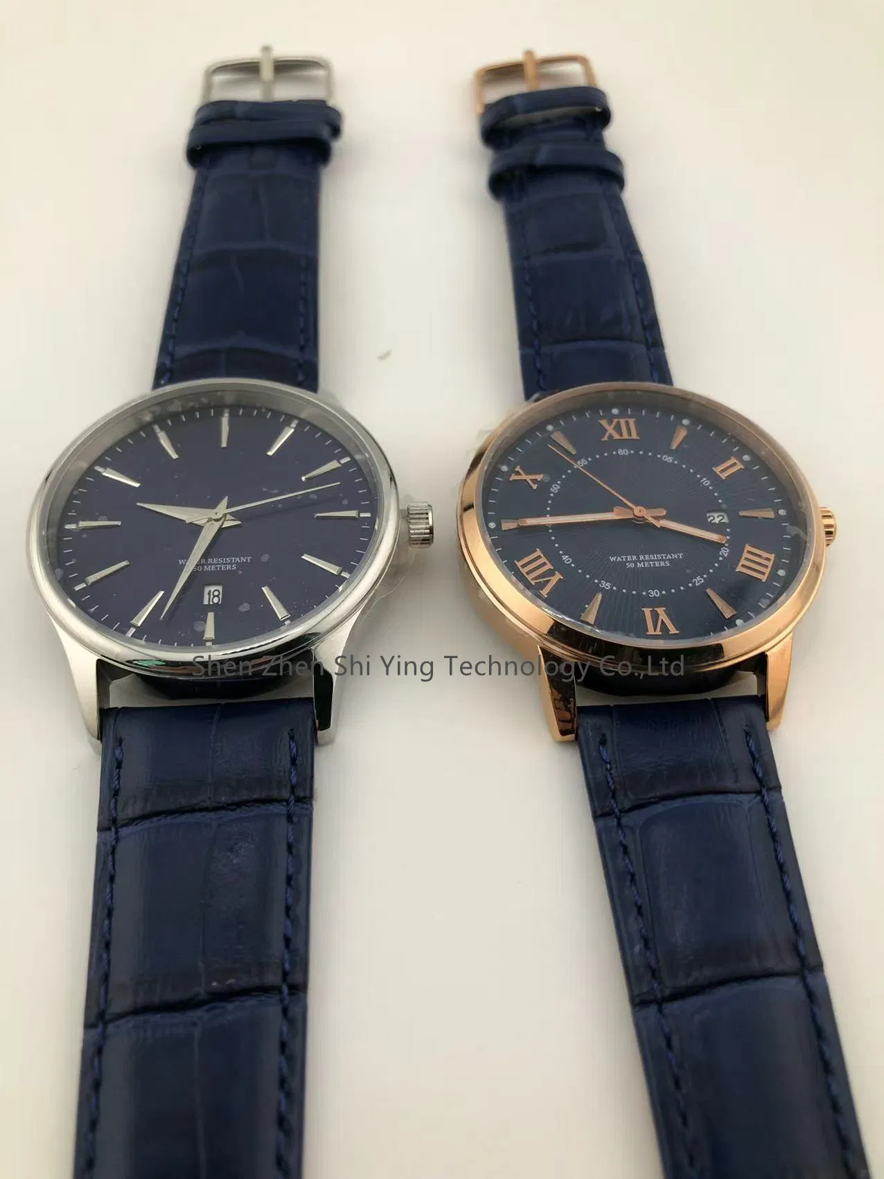 Custom Best Men's Analog Quartz Sport Leather Strap Watch for Promotion Gift