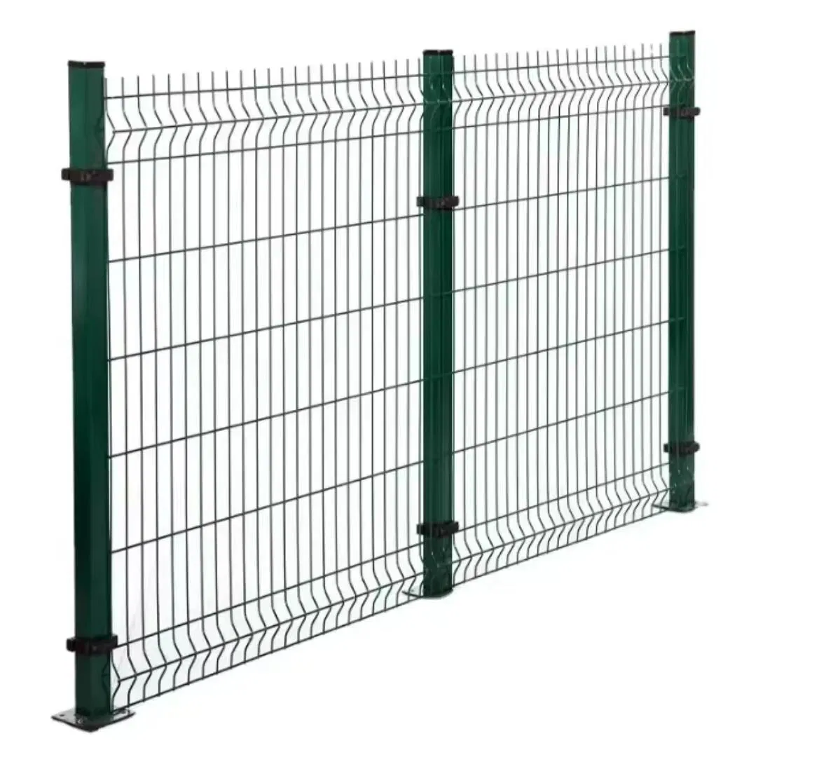 Home Outdoor Galvanized Security Curvy Welded Wire Mesh 3D Wire Mesh Fence