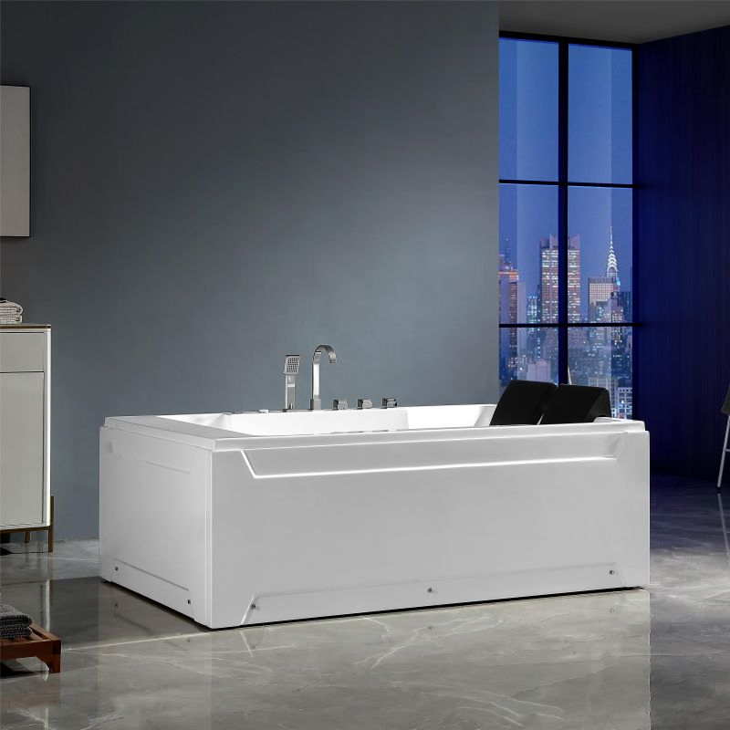 Акриловая SPA ванна с гидромассажем и подсветкой