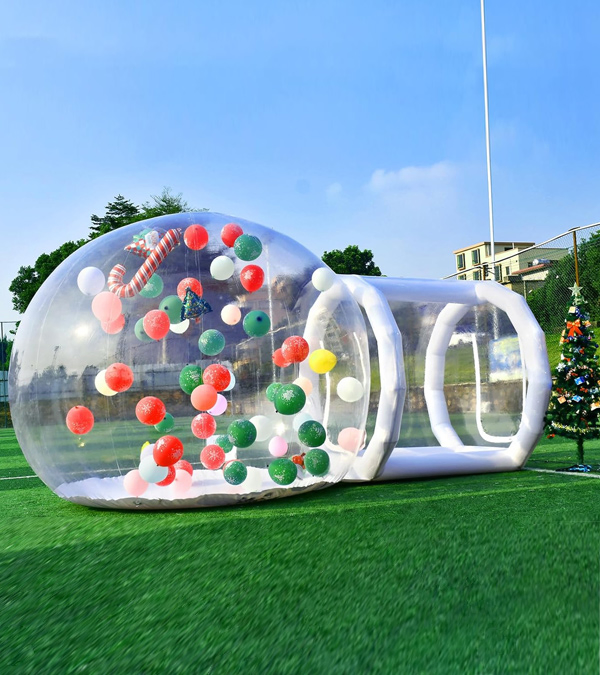 Transparent Inflatable Bubble Tent Bubble House with Trampoline for Party
