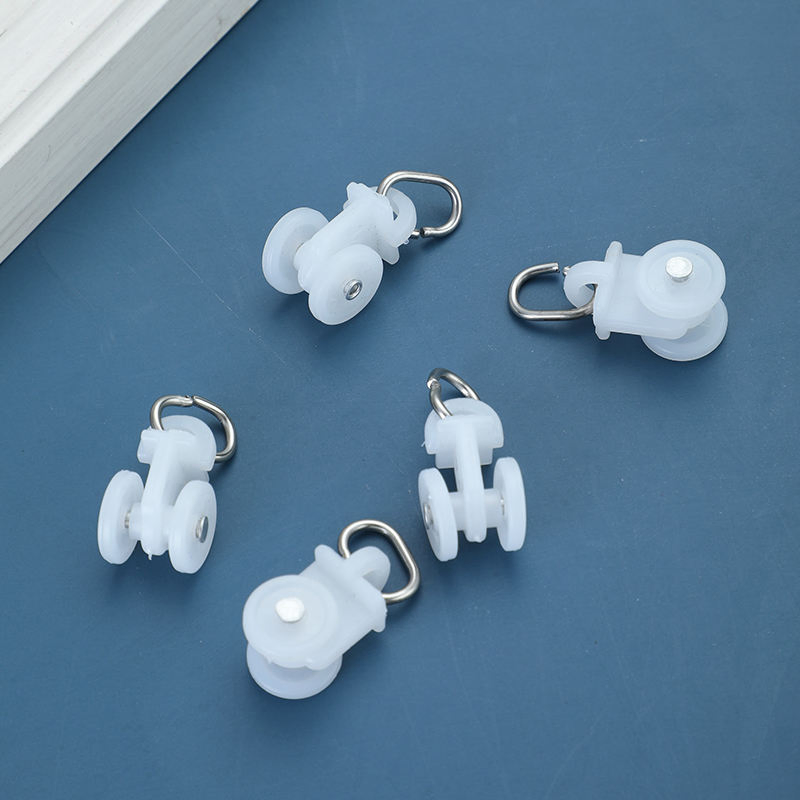 Smart Home Motorized Smart Mute Curtain Accessories Curtain Rail Pulley Quite Runners Metal Hook