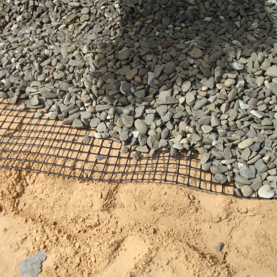 Plastic Biaxial Uniaxial PP Polypropylene Polyester Fiberglass HDPE Geogrid Combi Grid Geogrid Price