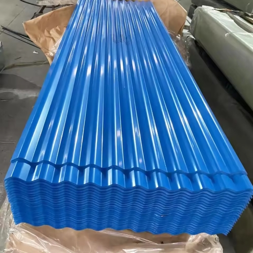 Factory Supply PPGI/PPGL Prefab House Color Coated Zinc Galvanized Corrugated Steel Sheets Roofing Tile