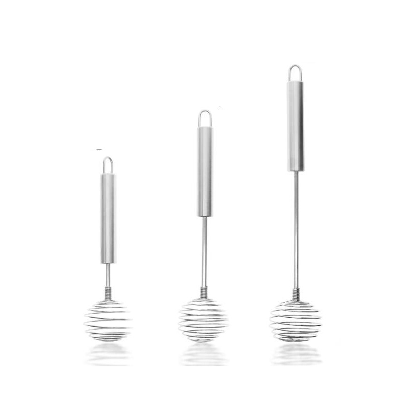 Stainless Steel Spiral Egg Whisk Lightweight Non-Toxic Manual Blender Esg12290