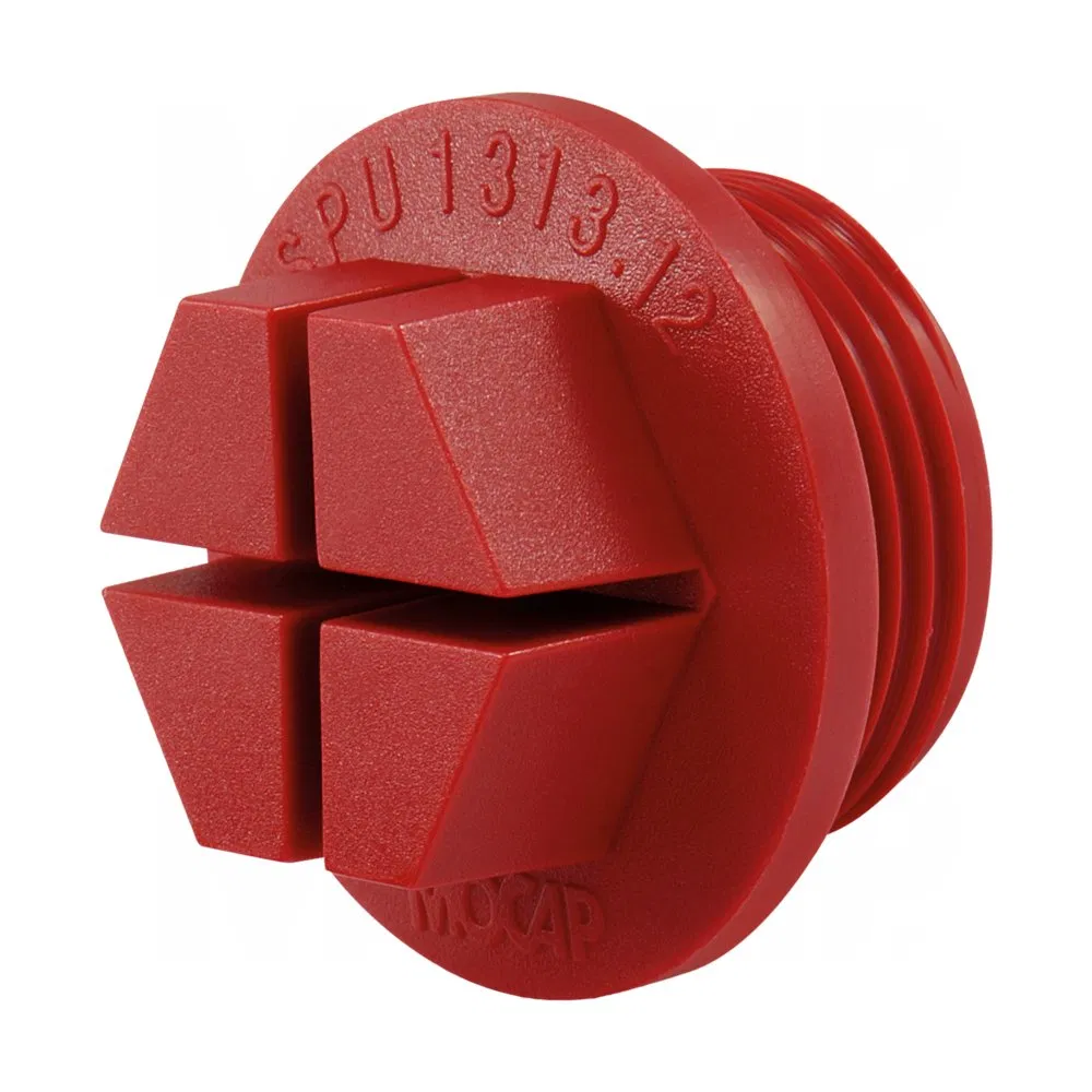 Hydraulic Screw Cap PPR Pipe Plug with O Ring in Nylon&PP for Female Thread