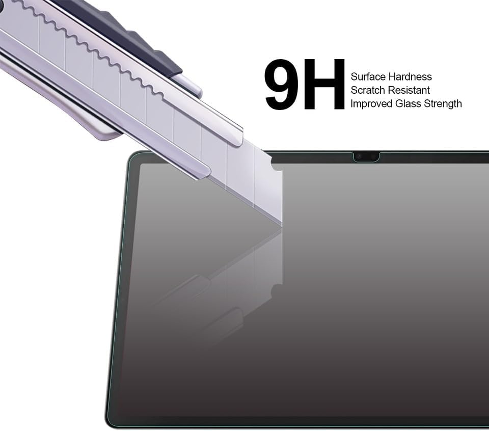 9h Hardness High Definition Tablet Tempered Glass Screen Protector for Samsung Galaxy Tab S10 Fe with Case Friendly Design